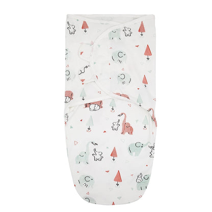 100% Cotton Baby Sleeping Bag – Newborn Swaddle Cocoon Envelope Blanket | Soft Sleepsack & Swaddling Wrap for Baby Girls