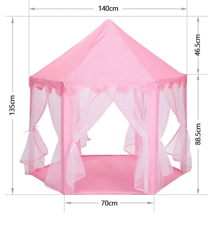 Portable Children’s Tent | Kids Play Tent Toys for Girls | Princess Castle Teepee, Indoor/Outdoor Playhouse, Baby Christmas Gift