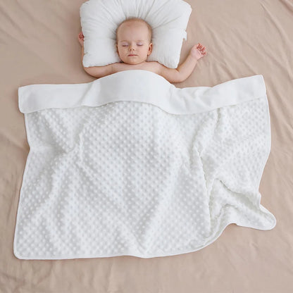 Baby Blanket & Swaddle Wrap – Newborn Thermal Soft Fleece Winter Bedding Set with Cotton Quilt | Infant Sleeping Cover