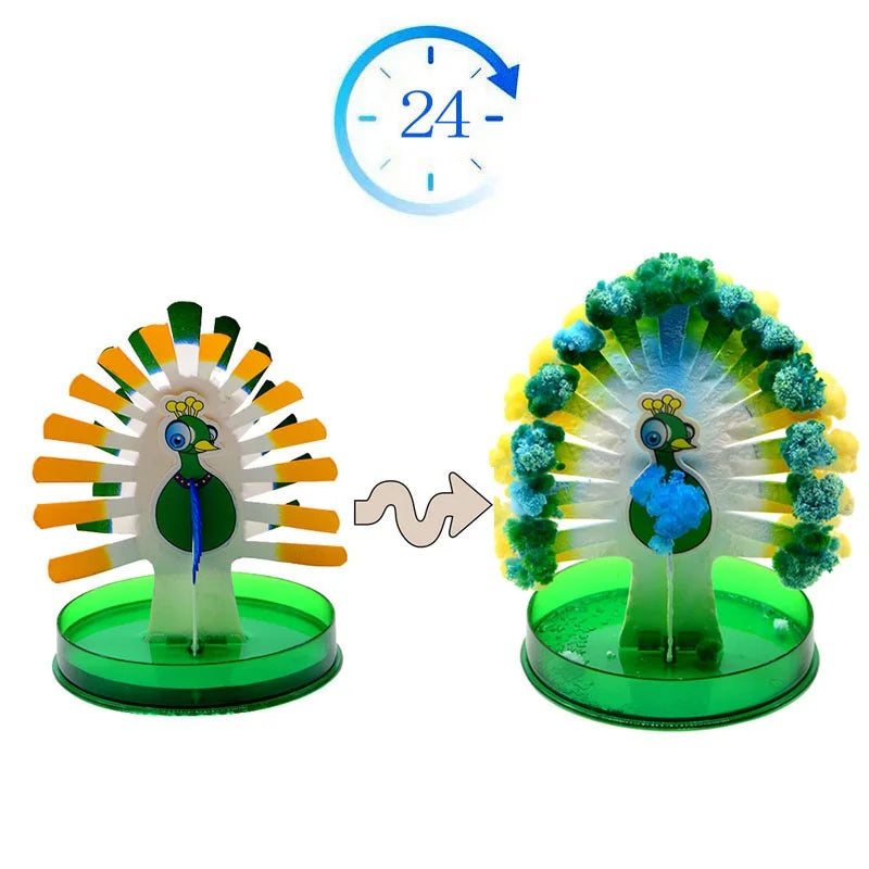 Magic Christmas Tree | Growing Crystal Sakura Mini Tree | DIY Educational Toy Gift for Kids & Xmas Decorations