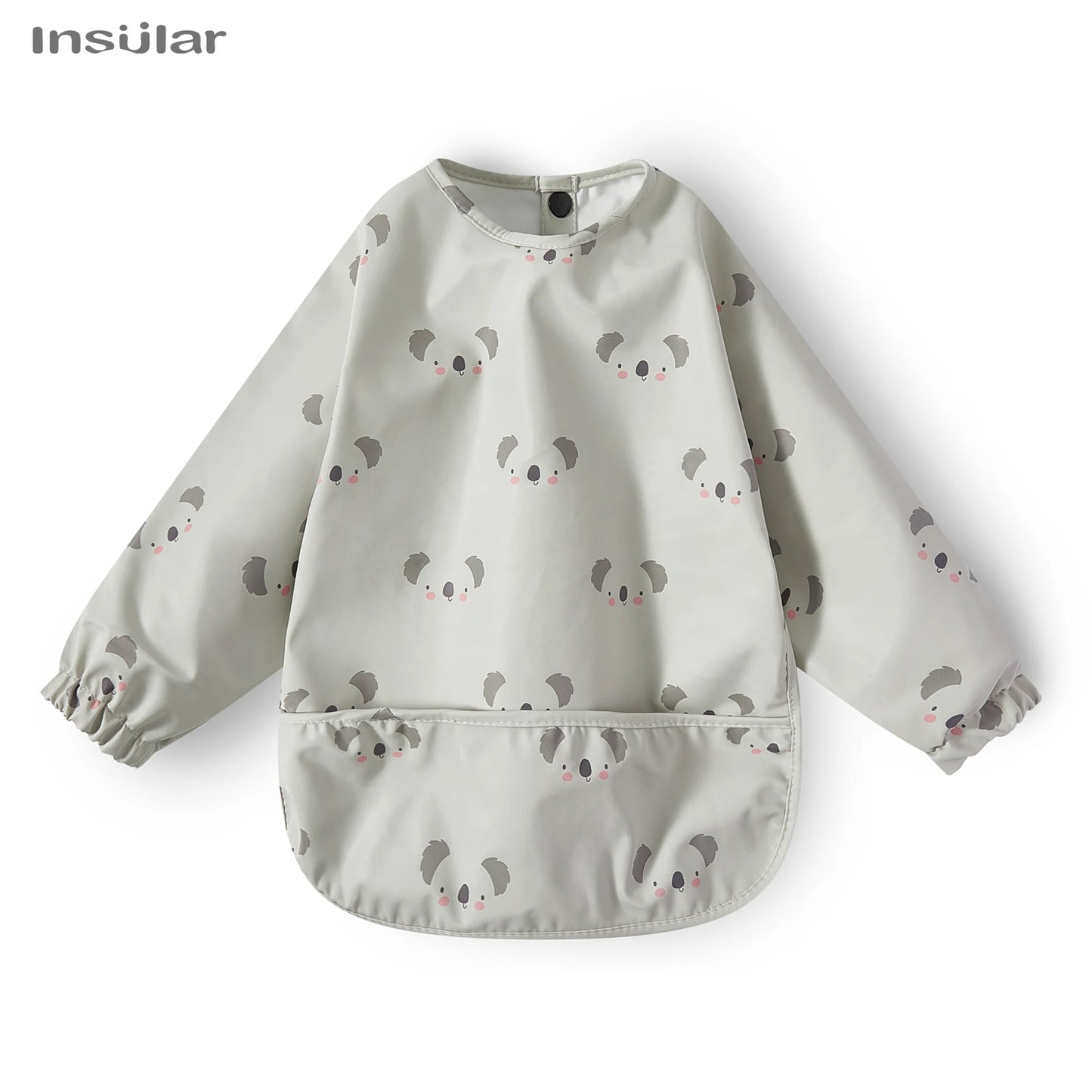 New Children Feeding Aprons – Waterproof Long Sleeve Baby Bib with Pocket | Full Cover Baby Bibs for Toddlers Boys & Girls