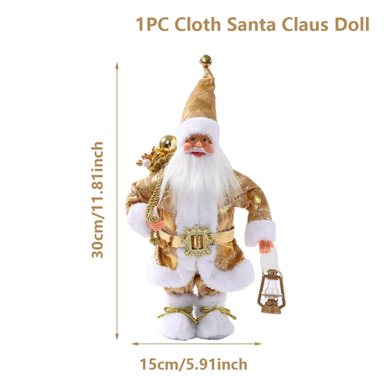 Christmas Santa Claus Doll | Merry Christmas Home Decorations | 2025 Xmas Ornament & New Year 2026 Gifts