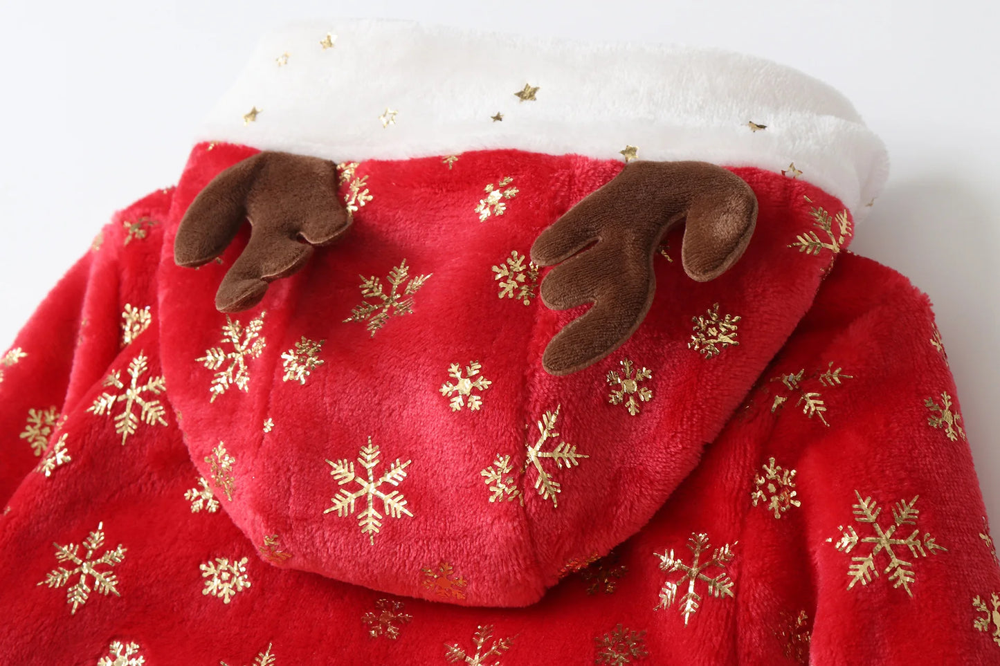AYNIGIELL Newborn Baby Christmas Clothes | Plush Winter Romper Jumpsuit | Infant Boys Girls Warm Holiday Outfit