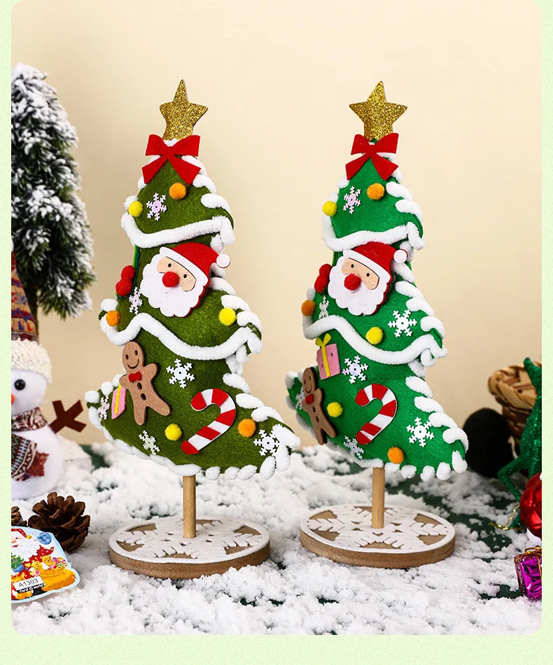 DIY Christmas Tree Crafts Kit for Children | Handmade Toys, Puzzle Craft Set, Xmas Decorations & Christmas Gifts