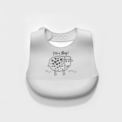 Baby Silicone Bib – Waterproof Feeding Bib for Infants & Toddlers | Adjustable, Fashionable Saliva Towel for Boys & Girls