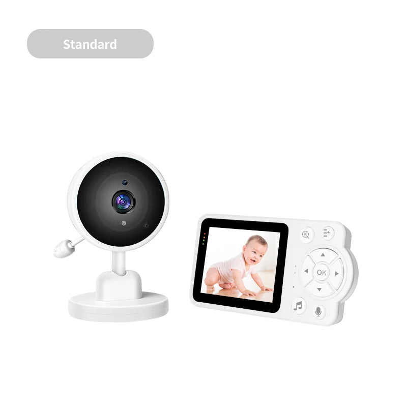 Baby Monitor with Camera – Two-Way Audio Intercom, Infrared Night Vision, Video Surveillance & Security Protection