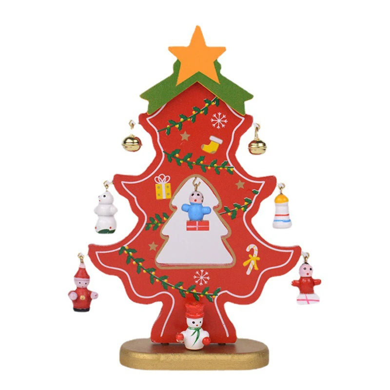 DIY Wooden Christmas Tree for Kids | Handmade 3D Stereo Scene Decoration | Children’s Christmas Ornaments & Holiday Craft