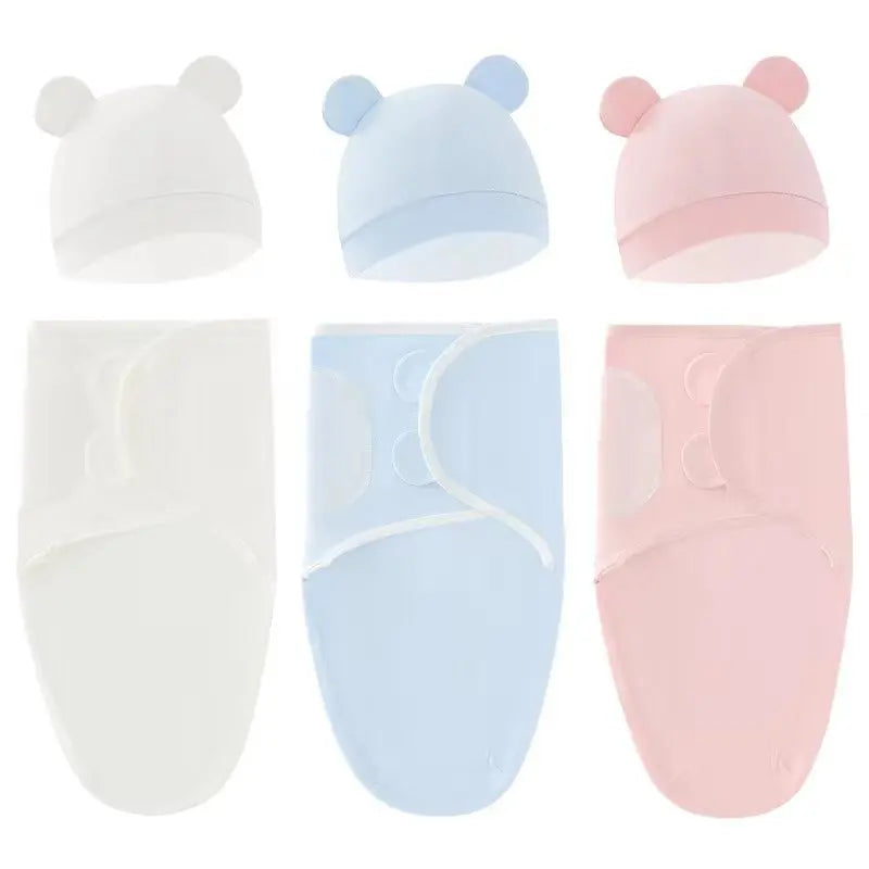 100% Cotton Baby Sleeping Bag – Newborn Swaddle Cocoon Envelope Blanket | Soft Sleepsack & Swaddling Wrap for Baby Girls
