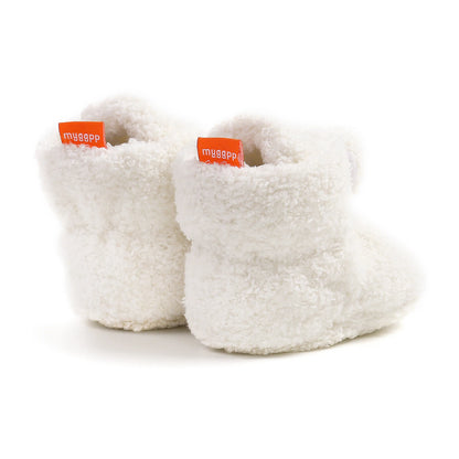 Baby Halloween Pumpkin Booties | Infant Newborn Sock Shoes | Winter Warm Crib Shoes | First Walkers & Prewalkers