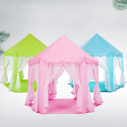 Portable Children’s Tent | Kids Play Tent Toys for Girls | Princess Castle Teepee, Indoor/Outdoor Playhouse, Baby Christmas Gift