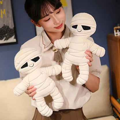 Cartoon Mummy Halloween Plush Toy | Kawaii Creative Devil Doll | Cute Stuffed Toy Gift for Kids, Birthday & Holiday