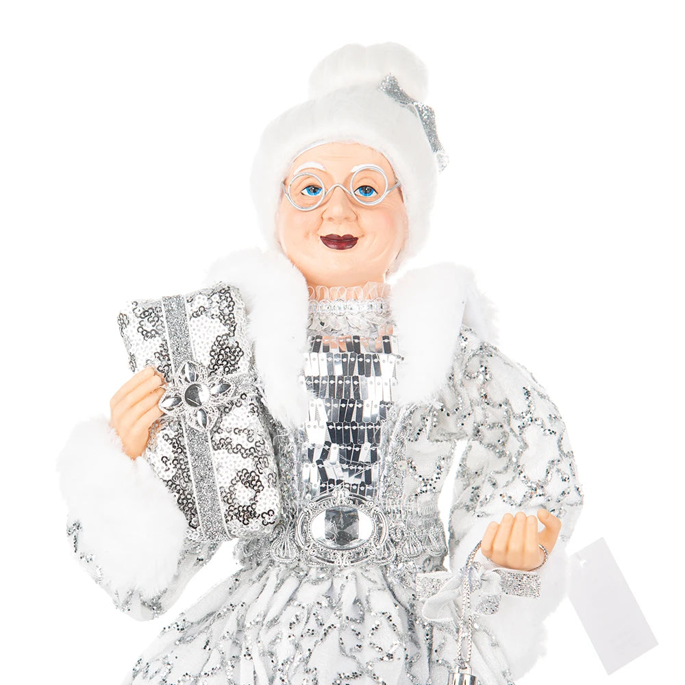 Christmas Decoration – Big Santa Claus Doll & Grandma Figurine | Holiday Room & Tree Décor Gift
