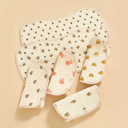 Portable Baby Burp Cloth | Soft & Absorbent Burping Towel Wash Cloth for Boys & Girls | Newborn Essentials & Baby Shower Gift