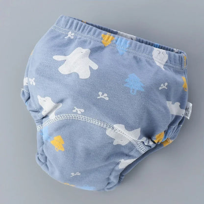 Baby Training Pants – 6 Layer Cotton Cloth Diapers | Breathable, Reusable & Washable Underwear for Toddlers & Children