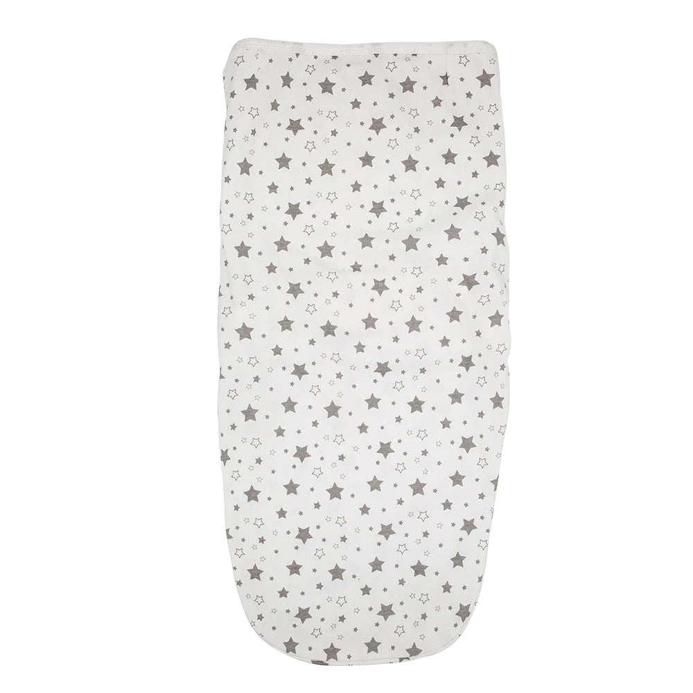 100% Cotton Baby Sleeping Bag – Newborn Swaddle Cocoon Envelope Blanket | Soft Sleepsack & Swaddling Wrap for Baby Girls