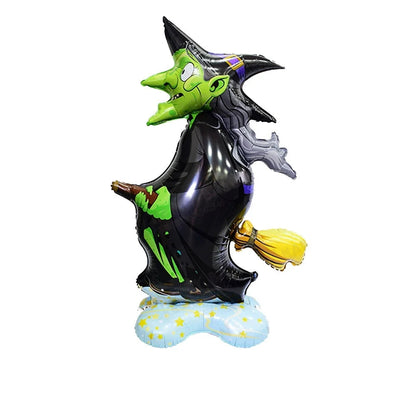 1PC Halloween Witch & Grim Reaper Balloon | 2026 Halloween Party Decoration Supplies | Baby Shower, Birthday & Helium Globos
