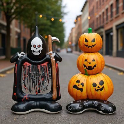 1PC Halloween Witch & Grim Reaper Balloon | 2026 Halloween Party Decoration Supplies | Baby Shower, Birthday & Helium Globos