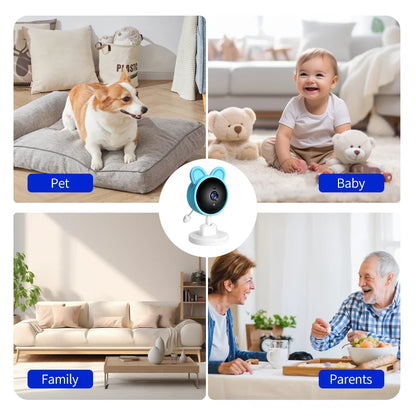 Baby Monitor with Camera – Two-Way Audio Intercom, Infrared Night Vision, Video Surveillance & Security Protection