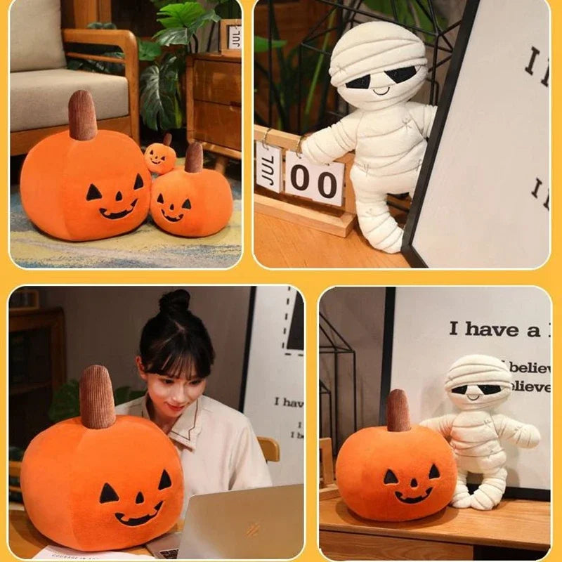 Cartoon Mummy Halloween Plush Toy | Kawaii Creative Devil Doll | Cute Stuffed Toy Gift for Kids, Birthday & Holiday