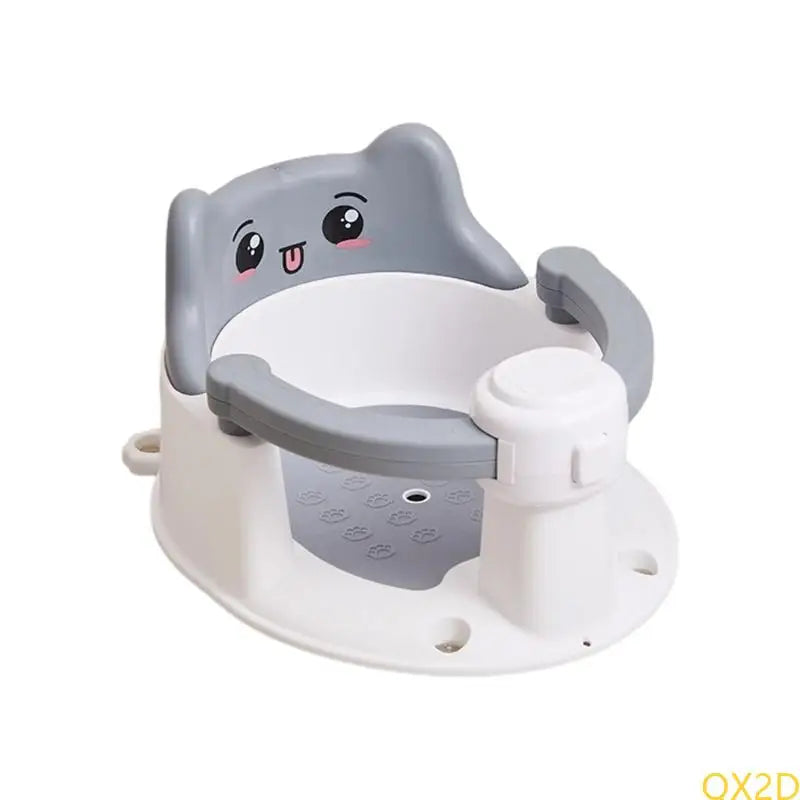 Infant Bathtub with Backrest Support – Baby Bath Tub for 6–15 Months, Non-Slip with Suction Cups, Easy to Remove
