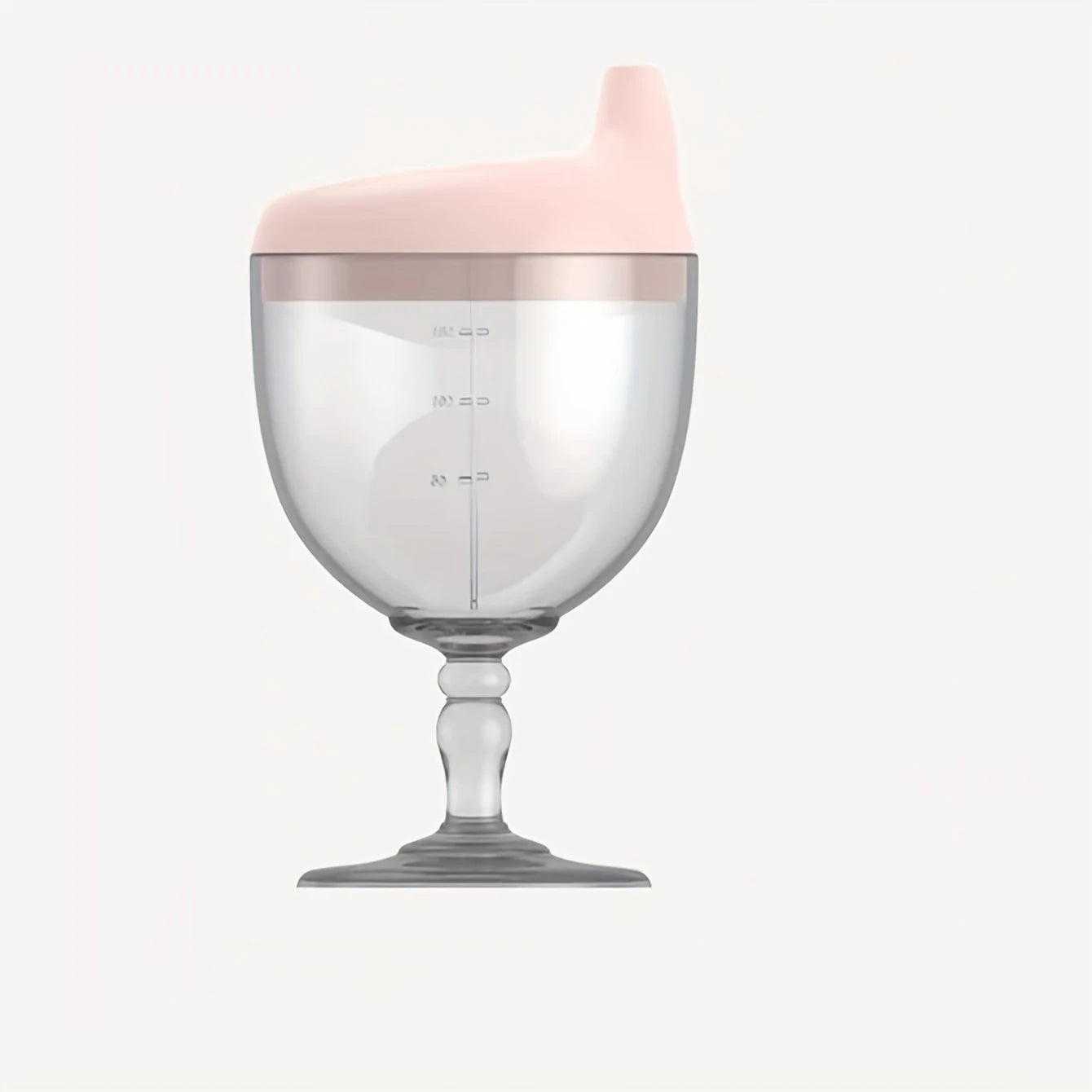 Fun Kids Party Cup – Baby Wine Sippy Cup for Juice, Milk & Water | Plastic Goblet Chalice Training Cup for Birthday Parties