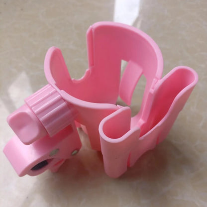 Pram Cup Holder & Phone Holder – Universal Stroller Bottle Holder with Anti-Slip Design | Baby Pram Accessories for Drinks & Mobile
