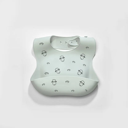 Baby Silicone Bib – Waterproof Feeding Bib for Infants & Toddlers | Adjustable, Fashionable Saliva Towel for Boys & Girls