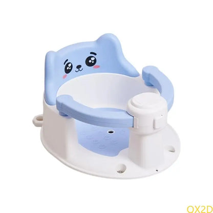 Infant Bathtub with Backrest Support – Baby Bath Tub for 6–15 Months, Non-Slip with Suction Cups, Easy to Remove