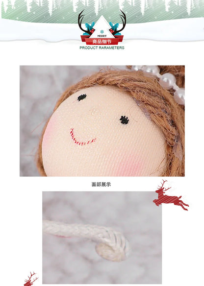 Christmas Angel Doll | Xmas Tree Hanging Ornaments | Home Decorations & New Year 2024 Gifts
