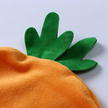 Baby Halloween Pumpkin Costume | Infant Romper 3PCS Onesie Outfit | Newborn Cosplay Party Clothing Set