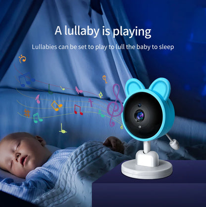 Baby Monitor with Camera – Two-Way Audio Intercom, Infrared Night Vision, Video Surveillance & Security Protection