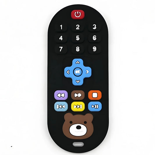 1/4pcs Baby Teething Remote Control Toy | Silicone Simulation Teether for Infants & Toddlers | Safe Chew Toy for Teething Relief