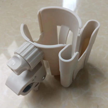Pram Cup Holder & Phone Holder – Universal Stroller Bottle Holder with Anti-Slip Design | Baby Pram Accessories for Drinks & Mobile
