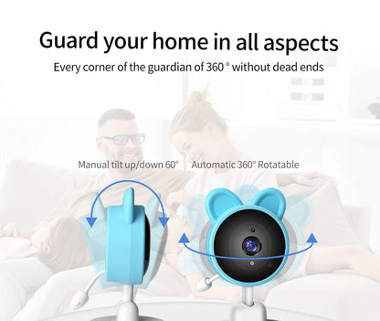 Baby Monitor with Camera – Two-Way Audio Intercom, Infrared Night Vision, Video Surveillance & Security Protection