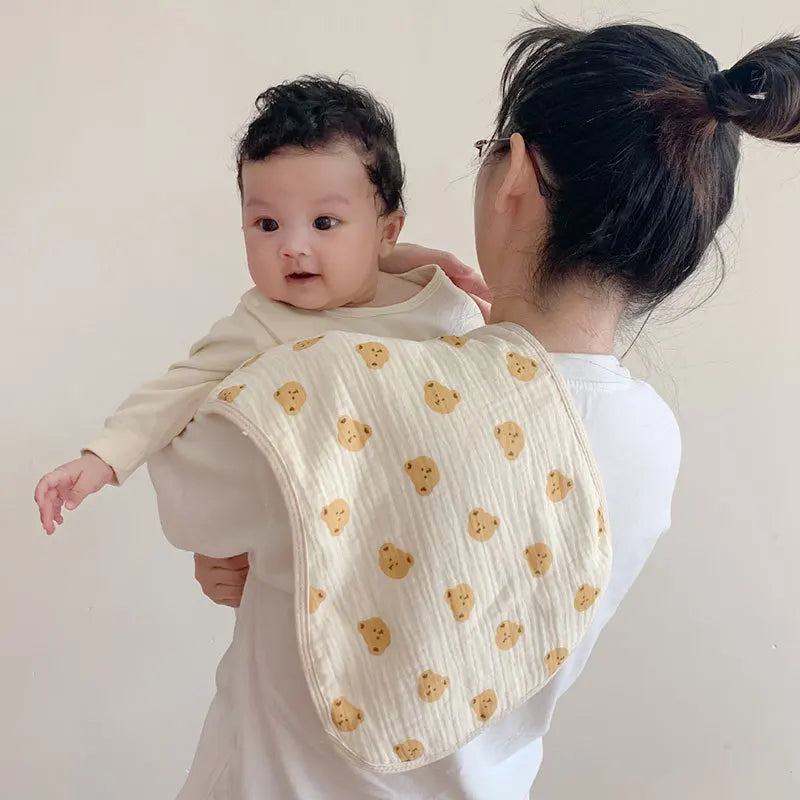 Portable Baby Burp Cloth | Soft & Absorbent Burping Towel Wash Cloth for Boys & Girls | Newborn Essentials & Baby Shower Gift