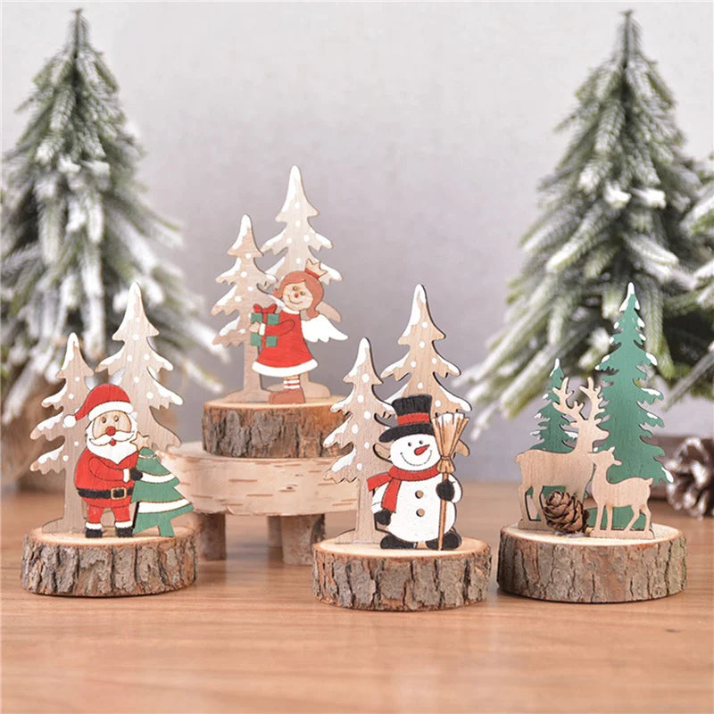 DIY Wooden Christmas Tree for Kids | Handmade 3D Stereo Scene Decoration | Children’s Christmas Ornaments & Holiday Craft