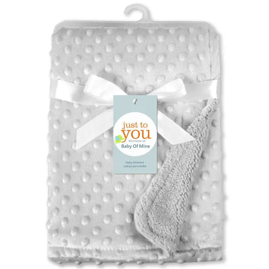 Baby Blanket & Swaddle Wrap – Newborn Thermal Soft Fleece Winter Bedding Set with Cotton Quilt | Infant Sleeping Cover