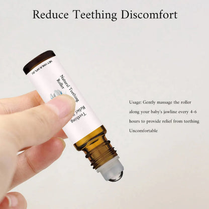 10ML Kid's Teething Massage Roller Soothing Oil Moisturizes And Softens Baby's Skin Roller Teething Oil Soothing rolling ball