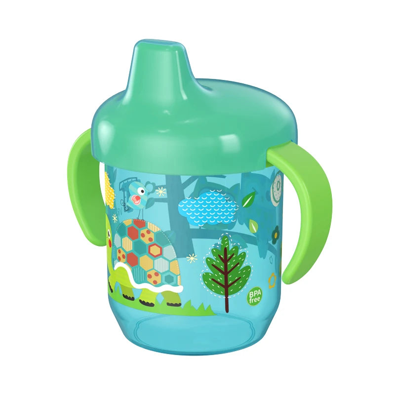 Cute Duckbill Baby Drinking Cup with Handles – BPA-Free Leakproof Infant Training Water Bottle with Flip Lid