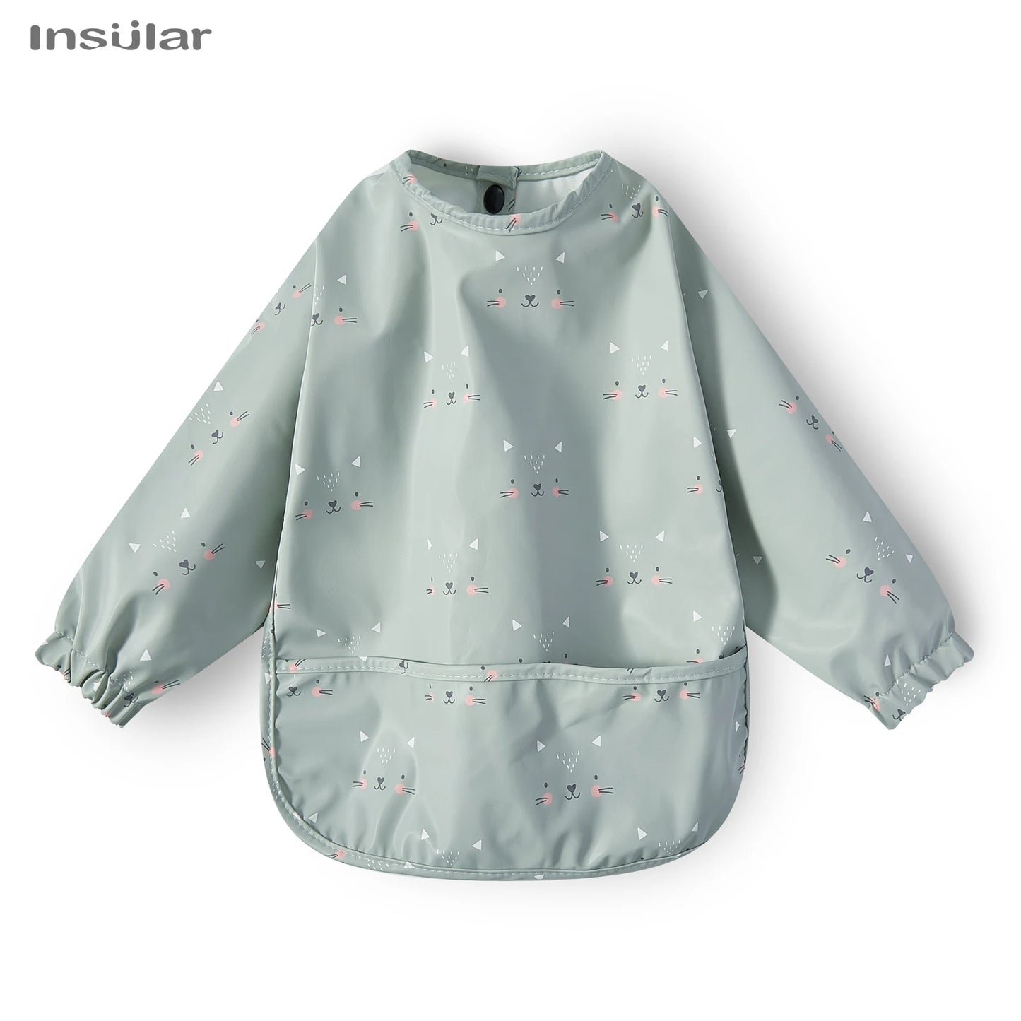 New Children Feeding Aprons – Waterproof Long Sleeve Baby Bib with Pocket | Full Cover Baby Bibs for Toddlers Boys & Girls