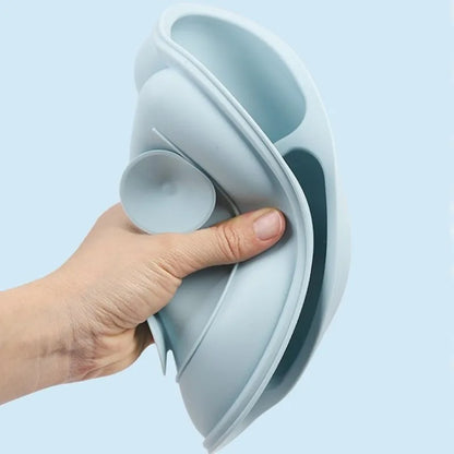 Mother Kids 8PCS Baby Silicone Feeding Set – Bib, Suction Plate, Anti-Slip Bowl, Spoon, Cup & Tableware for Infants & Toddlers