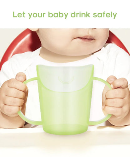 Baby Training Cup – Anti-Choking Slanted Mouth Water & Milk Cup with Nose Protection for Infants & Toddlers