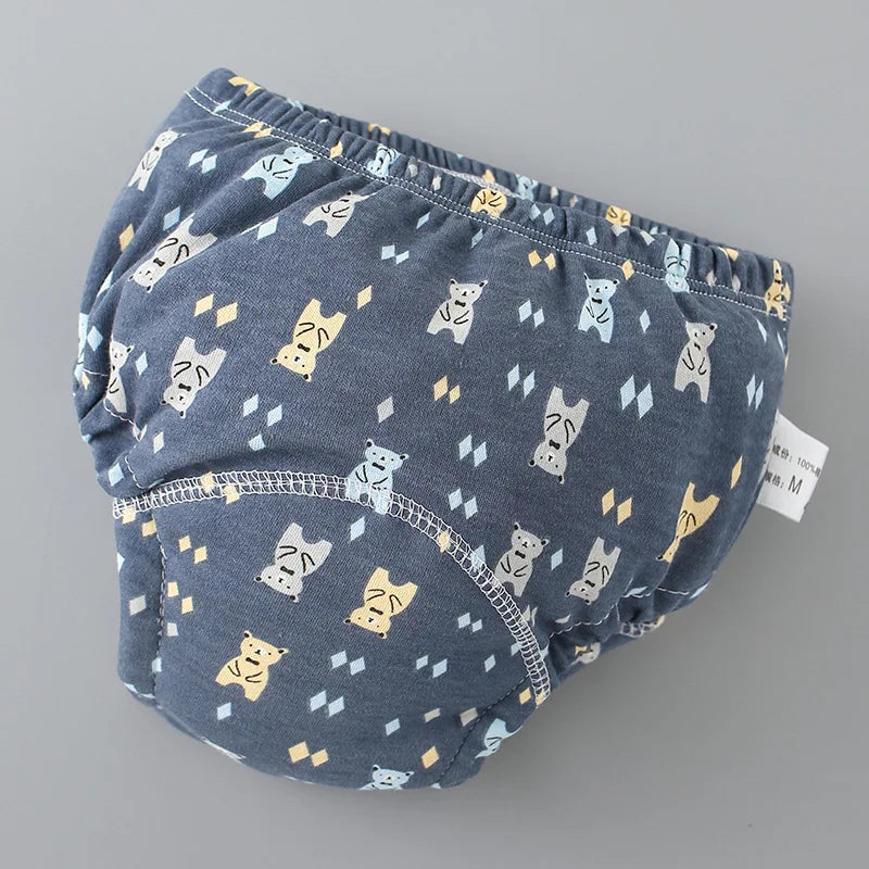 Baby Training Pants – 6 Layer Cotton Cloth Diapers | Breathable, Reusable & Washable Underwear for Toddlers & Children