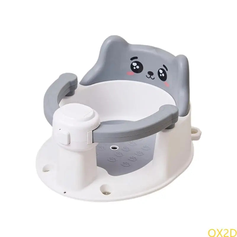 Infant Bathtub with Backrest Support – Baby Bath Tub for 6–15 Months, Non-Slip with Suction Cups, Easy to Remove