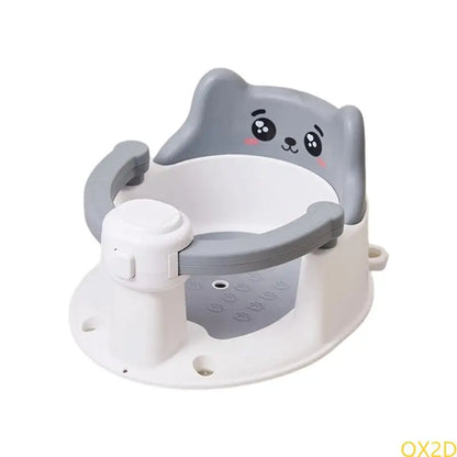 Infant Bathtub with Backrest Support – Baby Bath Tub for 6–15 Months, Non-Slip with Suction Cups, Easy to Remove