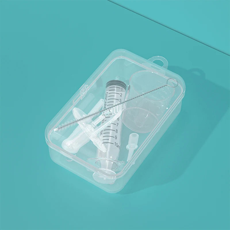 Baby Dropper Dispenser Transparent Pacifier Smart Medicine Dispenser Needle Feeder Squeeze Medicine Kids Feeding Utensils