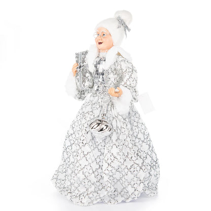 Christmas Decoration – Big Santa Claus Doll & Grandma Figurine | Holiday Room & Tree Décor Gift