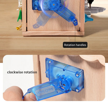 Montessori Busy House – Educational Wooden Activity Toy with Light Switches, Buttons & Music for 3-Year-Old Boys & Girls, Hands-On Learning Gift