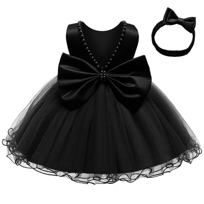 Baby Girl Christmas & Halloween Princess Dress | Infant Christening, 1st Birthday & Party Outfit | Newborn Clothes