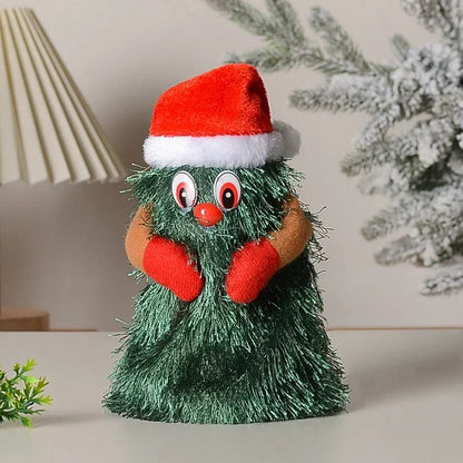 Dancing & Singing Christmas Tree Toy | Electric Plush Doll with Music | Cute Kids Green Plush, Xmas Home Decor & Holiday Gift